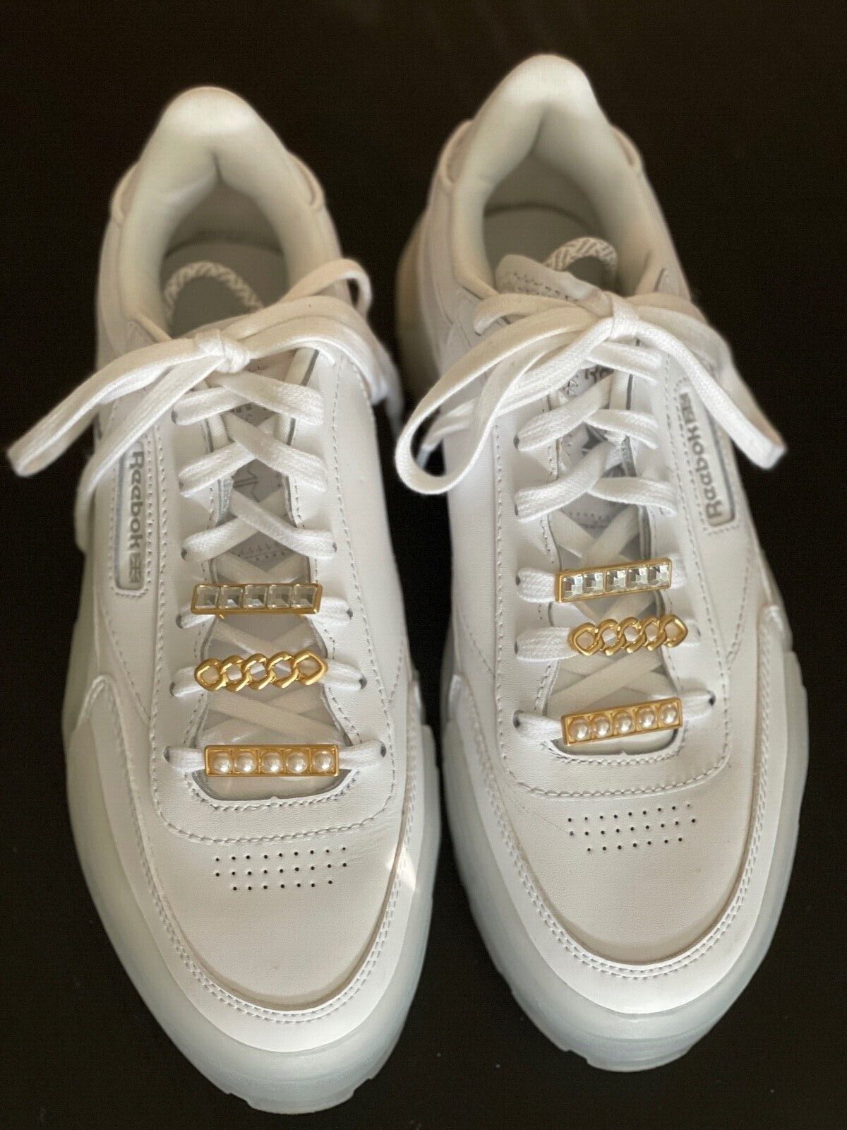 Gold Reebok Platform Sneakers - Wms 7.5