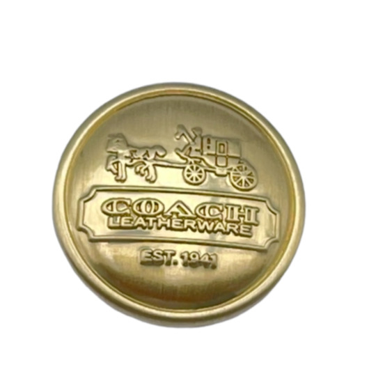 Rare Coach Gold Horse & Carriage Buttons