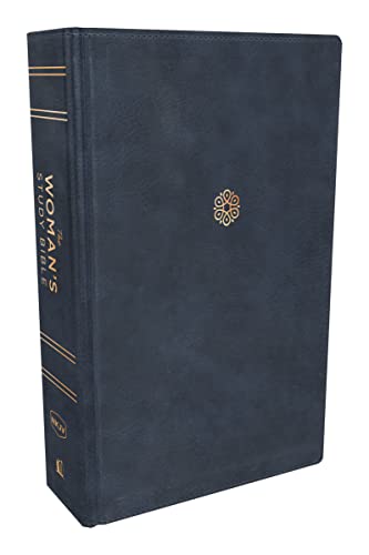 NKJV Woman's Study Bible Leathersoft - Blue