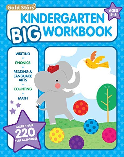 Gold Stars Kindergarten Workbook: 220+ Activities