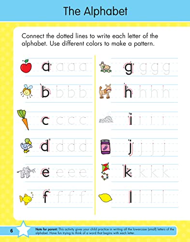 Gold Stars Kindergarten Workbook: 220+ Activities