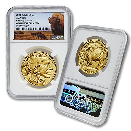 2023 Gold Buffalo Coin - Bison Label