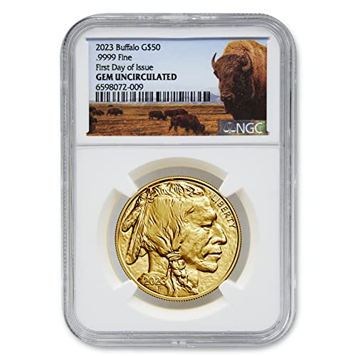 2023 Gold Buffalo Coin - Bison Label