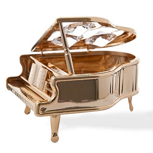 Matashi 24K Gold Plated Grand Piano Figurine