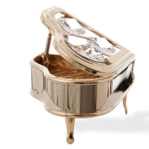 Matashi 24K Gold Plated Grand Piano Figurine