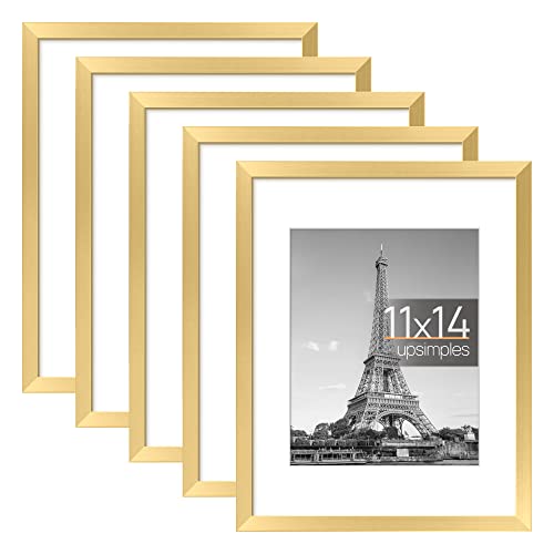 Gold Wall Photo Frame Set of 5