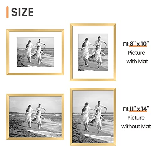 Gold Wall Photo Frame Set of 5