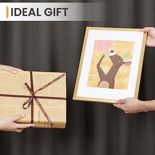 Gold Wall Photo Frame Set of 5