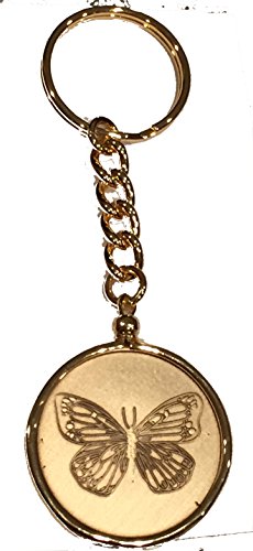 18k Gold Plated AA Keychain Chip Holder