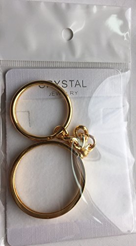 18k Gold Plated AA Keychain Chip Holder