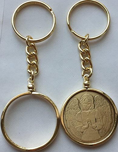 18k Gold Plated AA Keychain Chip Holder