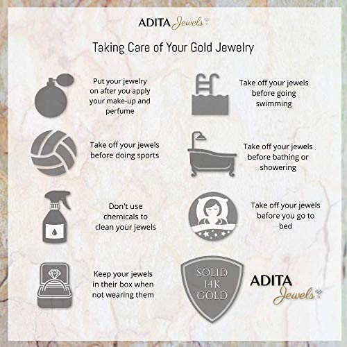 Solid Gold Onyx Necklace - December Birthstone Gift