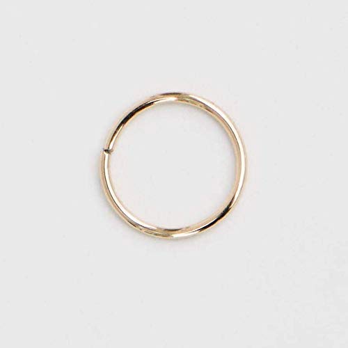 14k Gold Nose Hoop | 22g Piercing Jewelry