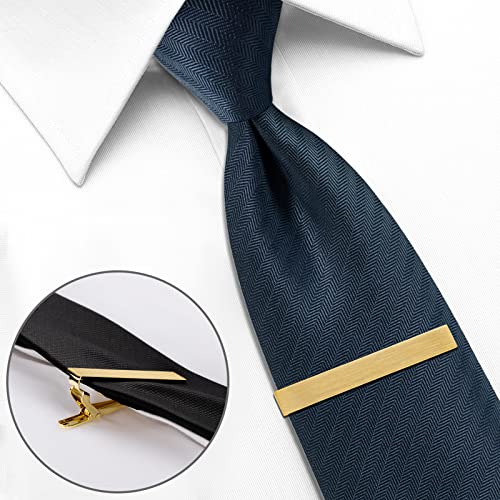 HAWSON Gold Slide Clasp Tie Bar for Men