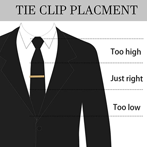 HAWSON Gold Slide Clasp Tie Bar for Men