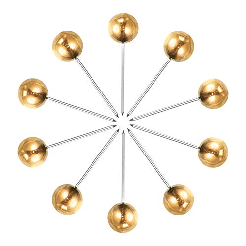 Gold Map Tacks - 300 Small Size