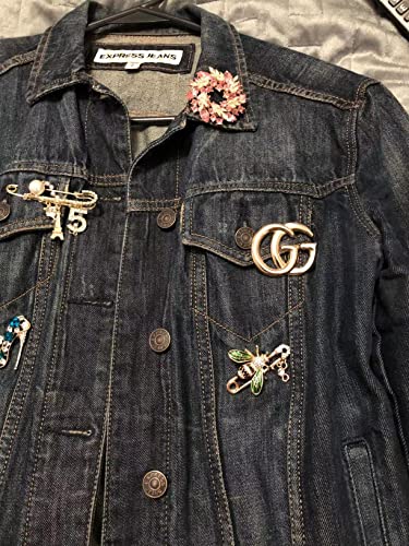 Honbay 30PCS 5cm/2Inch Brooches Heavy Duty Safety Pins for Blankets, Sweaters, Shawls, Kilts, Crafts (Gold)