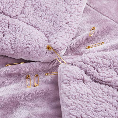 Gold Safety Pins Set: 250 Pieces, 6 Sizes