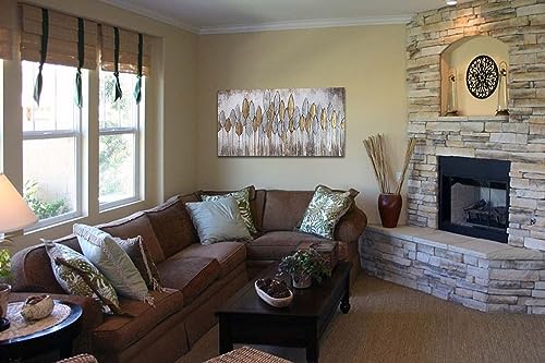 Abstract Gold Landscape Wall Art Painting