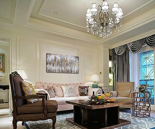 Abstract Gold Landscape Wall Art Painting