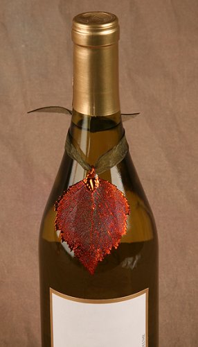 Leaf Ornament - Aspen, Gold Plated, Real Leaves