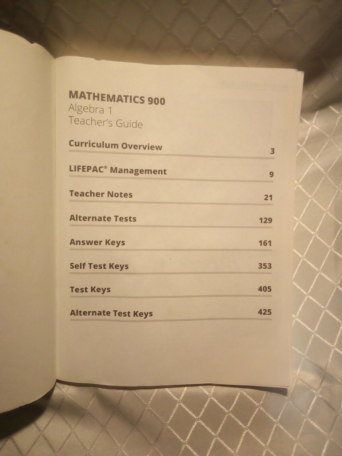 Grade 9 Mathematics Lifepac - Hardcover