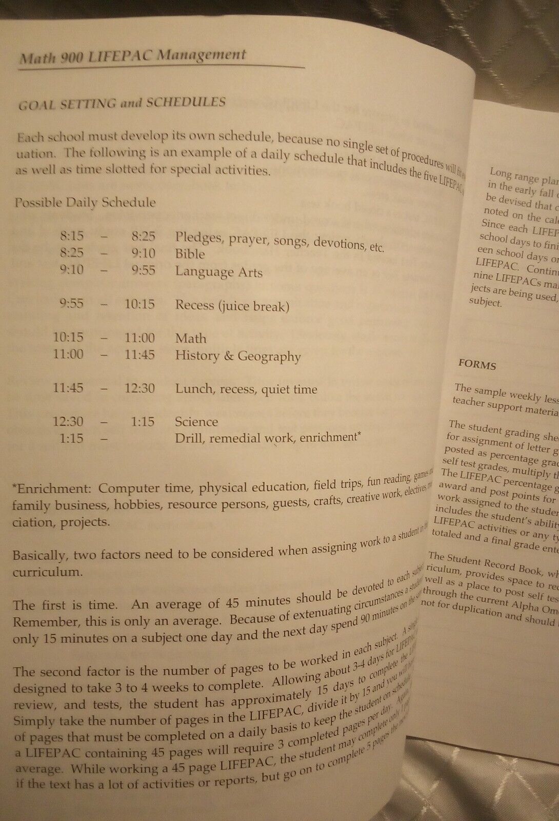 Grade 9 Mathematics Lifepac - Hardcover