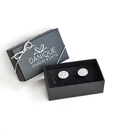 Gold Monogrammed Cufflinks for Him