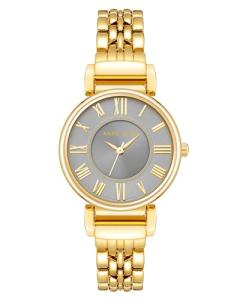 Anne Klein Women's AK/2158GYGB Gold-Tone Bracelet Watch