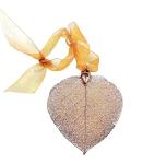 Leaf Ornament - Aspen, Gold Plated, Real Leaves
