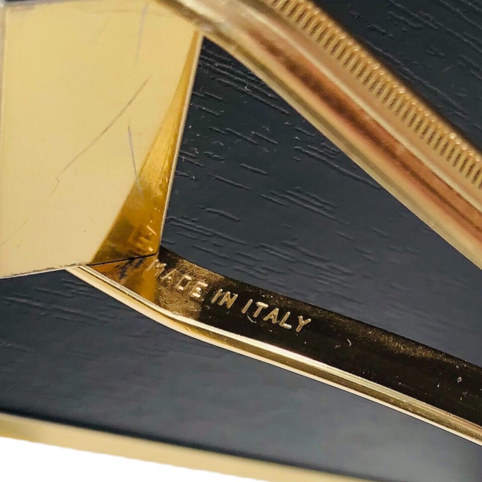 Italian Gilt Snake Print Photo Frames Trio