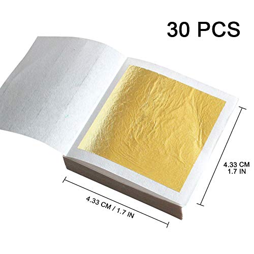 Gold Leaf Sheets for Baking and Crafts