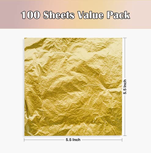 Gold Leaf Sheets for DIY and Art Projects