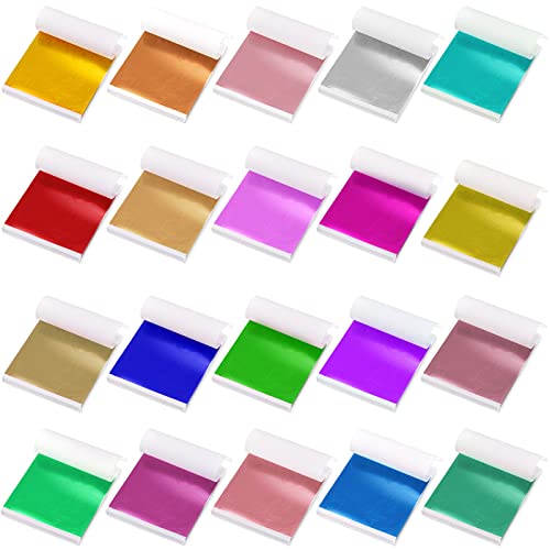 Multi-color Gold Leaf Sheets for DIY Crafts