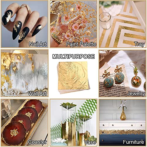 Gold Leaf Sheets for DIY and Art Projects
