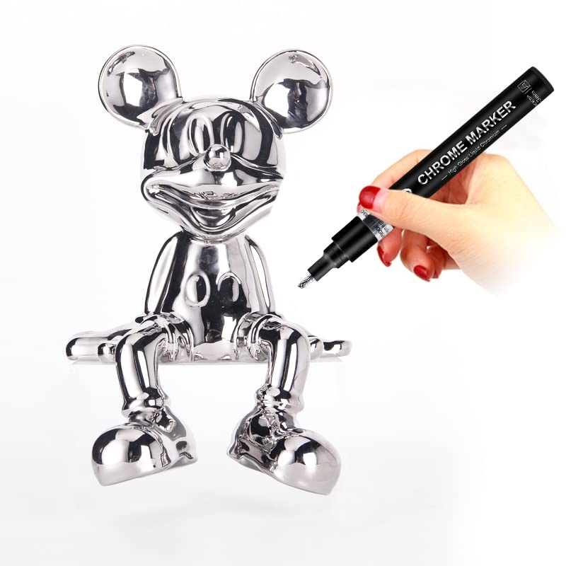 4PC Liquid Gold/Silver Paint Markers with Extra Nibs