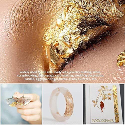 500 Sheets of Metallic Gold Foil Leaf Paper