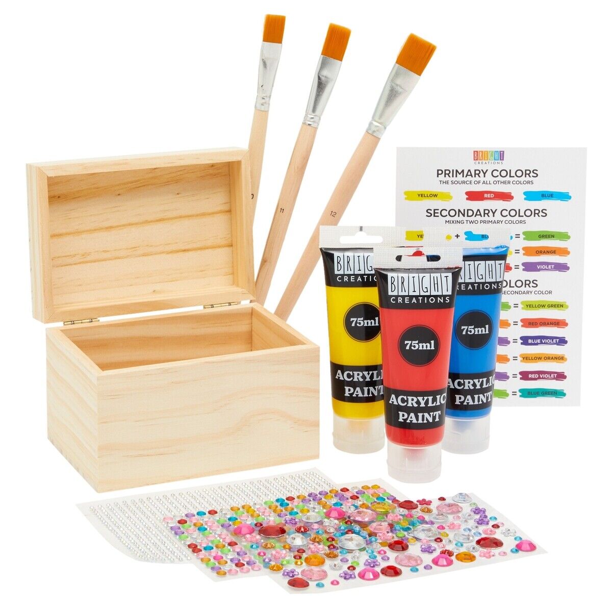 Gold DIY Kit with 10 Pieces & Supplies
