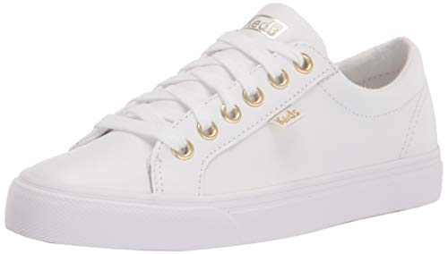 Gold leather Keds Jump Kick Sneaker, 8.5