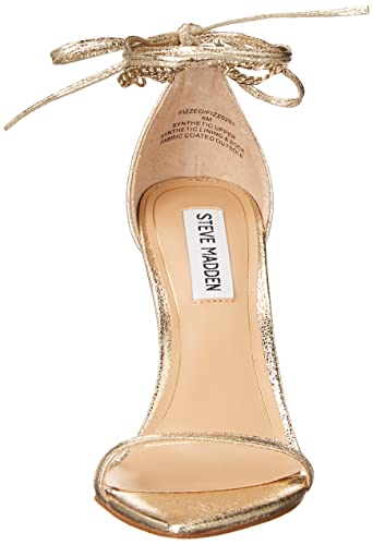 Steve Madden Women's Fizzed Heeled Sandal, Gold, 10