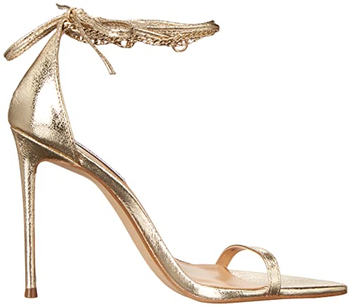 Steve Madden Women's Fizzed Heeled Sandal, Gold, 10