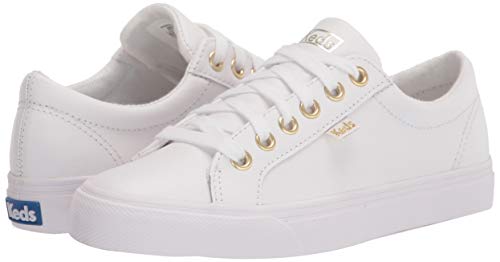Gold leather Keds Jump Kick Sneaker, 8.5