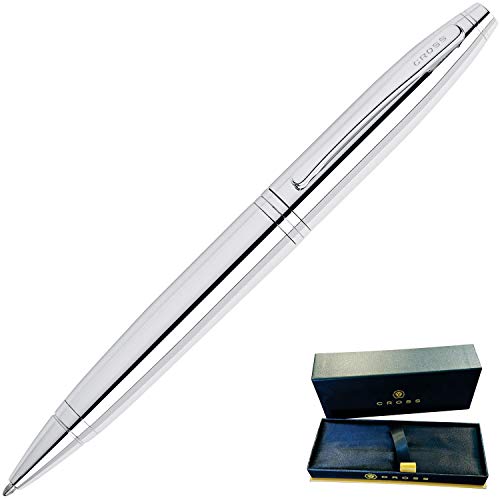 Engraved Chrome Cross Calais Ballpoint Pen