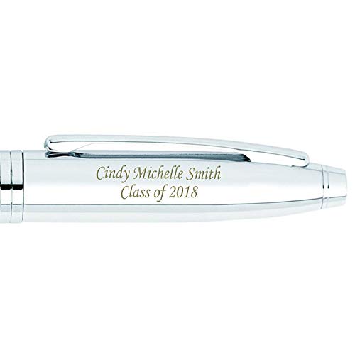Engraved Chrome Cross Calais Ballpoint Pen