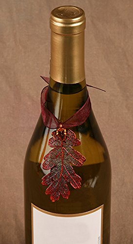 Copper and Gold Leaf Maple Ornament Set