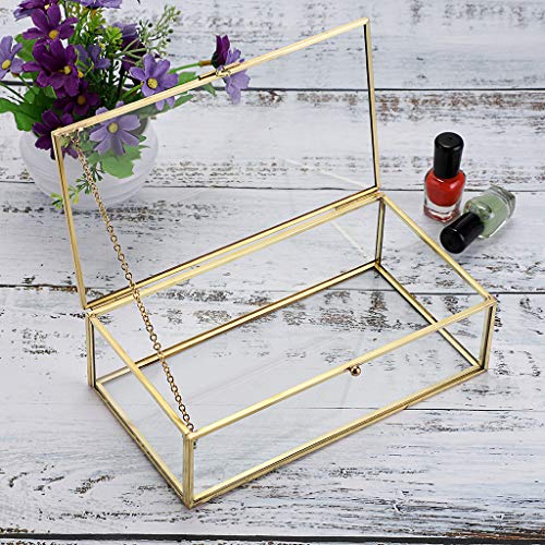 Vintage Glass Jewelry Display Box