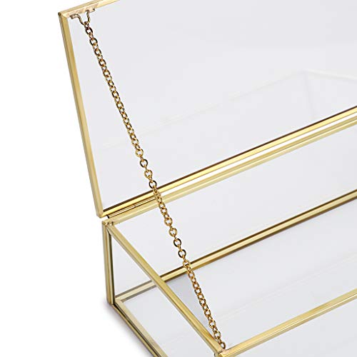 Vintage Glass Jewelry Display Box