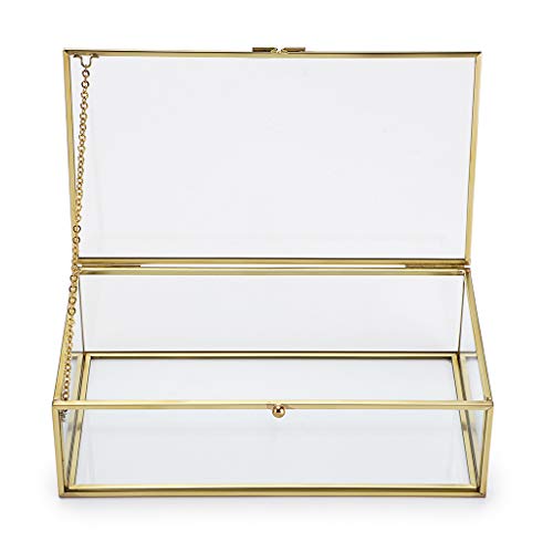 Vintage Glass Jewelry Display Box