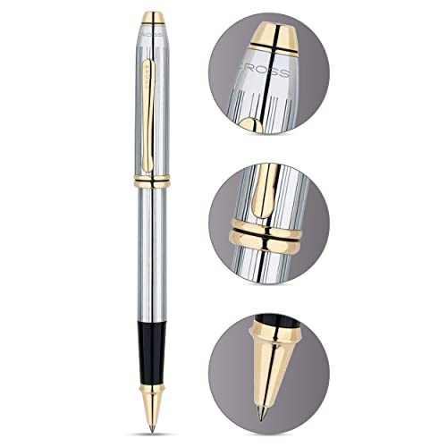 Cross Townsend Medalist Rollerball Pen - 23k Gold