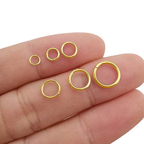 Gold Plated Jump Rings for DIY Jewelry